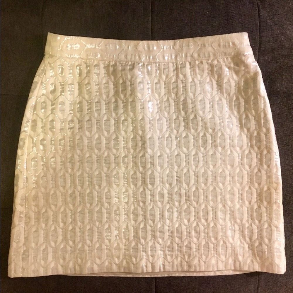 Banana Republic Silver Accent Skirt